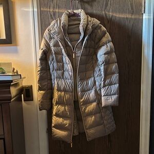Michael Kors Taupe Puffer Jacket
